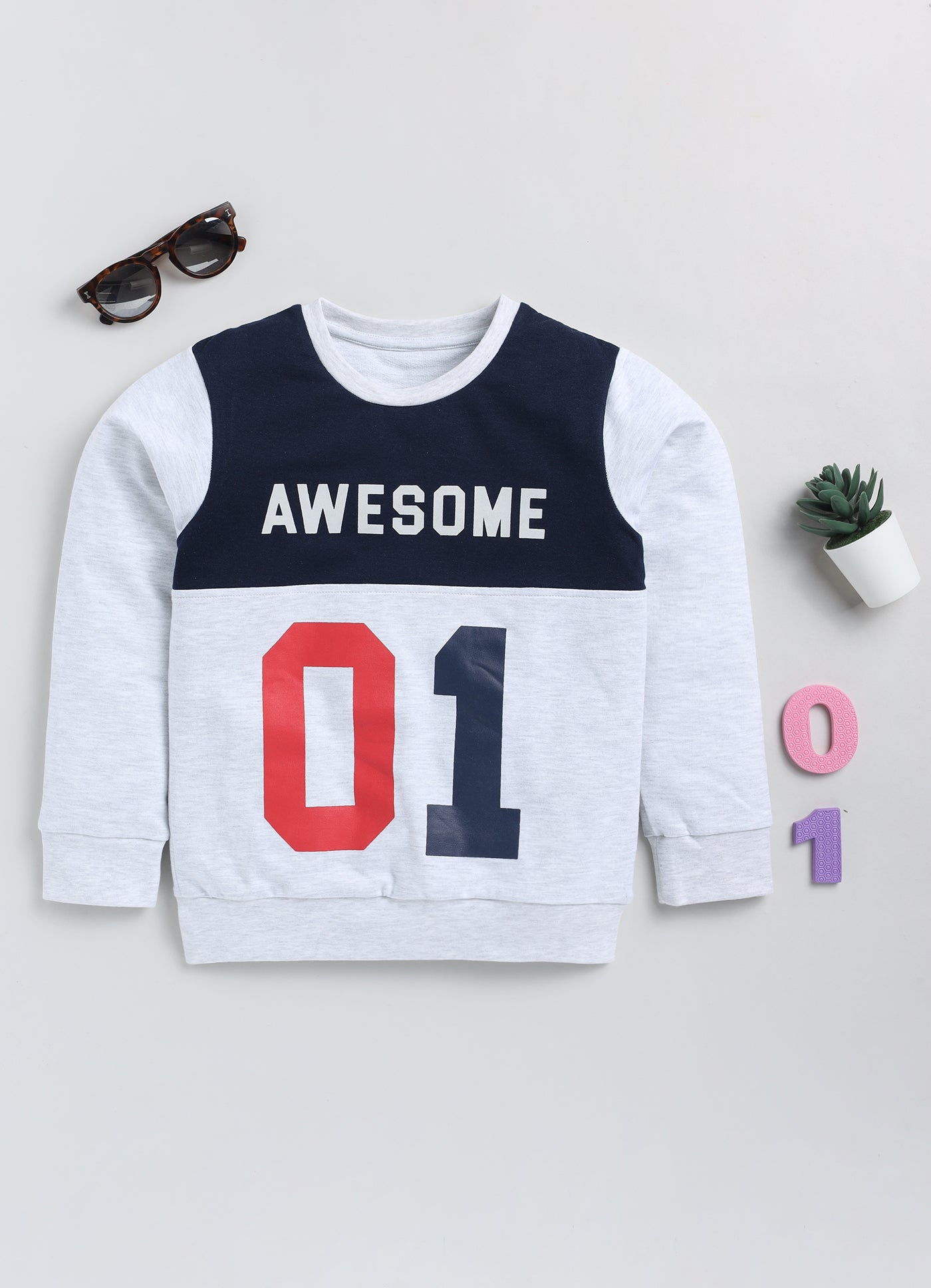 Boys Cotton Made Full Sleeve Printed Sweatshirt